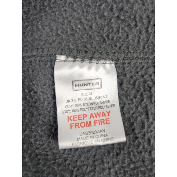 HUNTER Boot Liners Adult‎ Womens SZ MEDIUM 5-7 Black Geometric Inserts Rain Warm - Picture 2 of 5